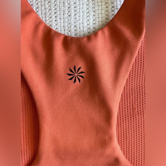 Athleta Fitted Orange Tank Top - Picture 7 of 9